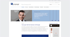 Desktop Screenshot of cronos-karriere.de